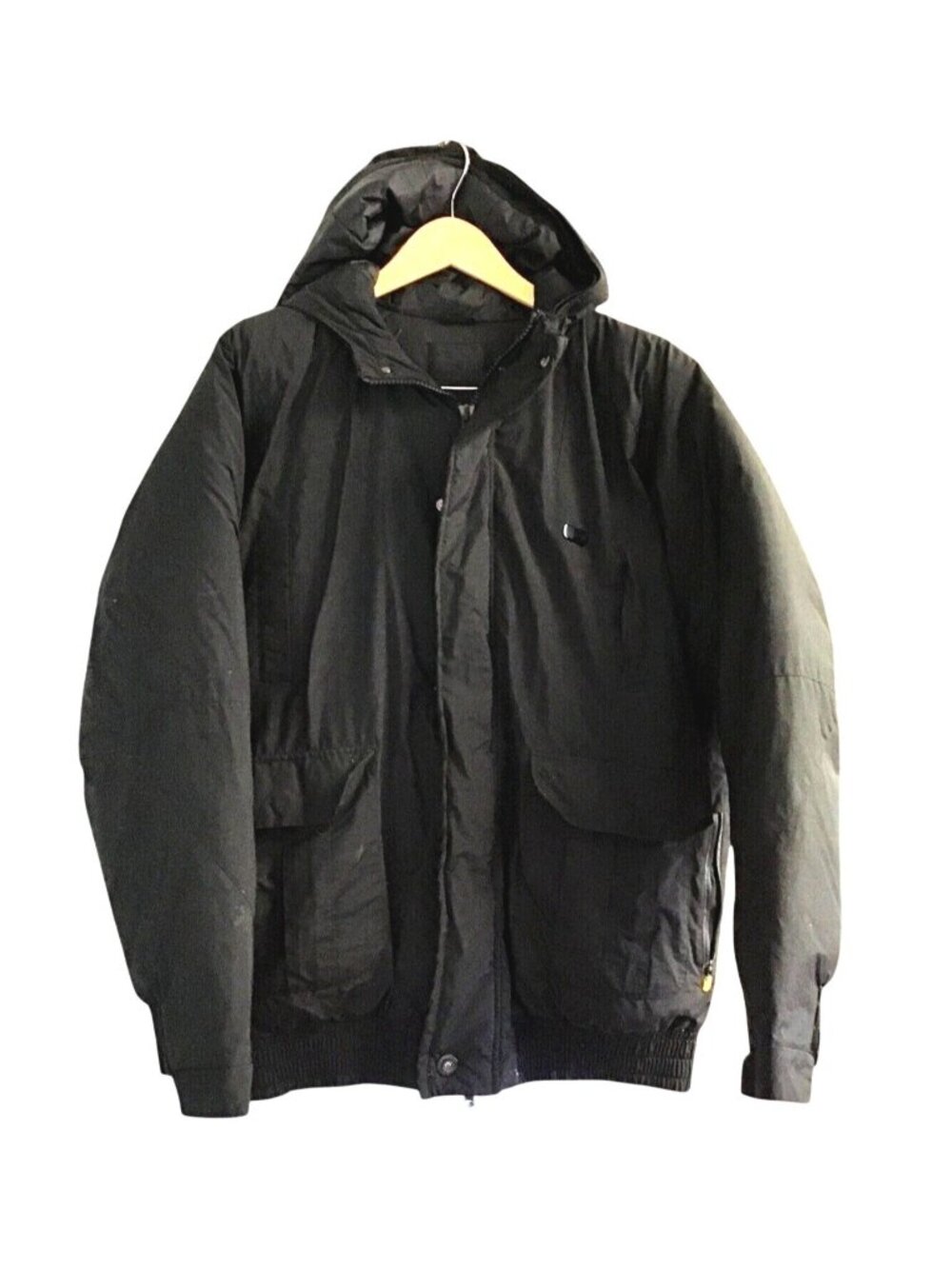 DC- MENS BLACK ULTRA WARM POCKETS ZIPUP PUFFER JACKET SIZE MEDIUM